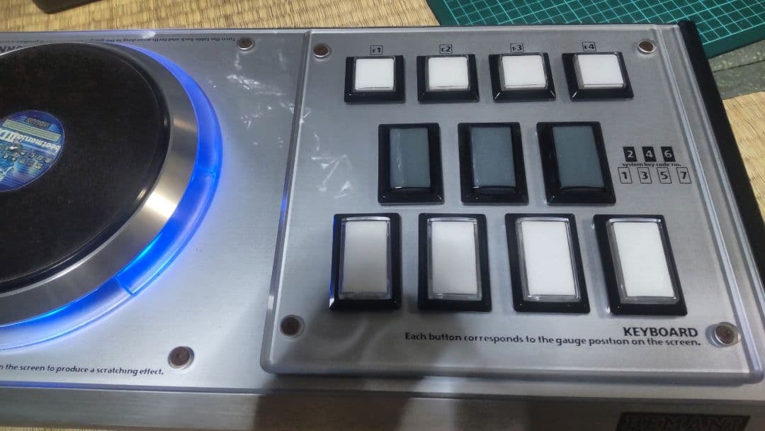 ビートマニア プレミアムコントローラー 静音化 オムロンsw