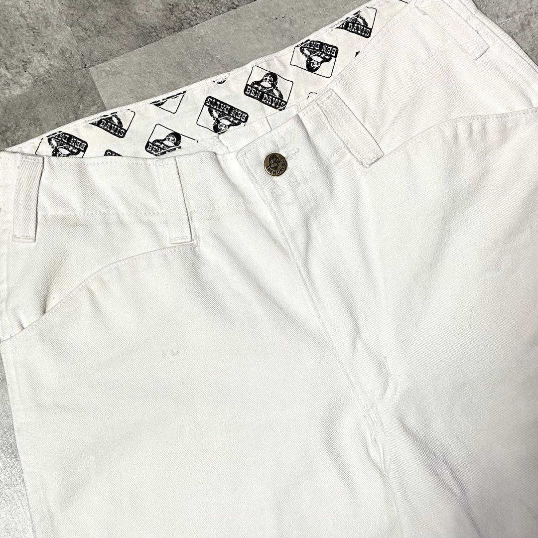 00s〜 BEN DAVIS ベンデイビス フリスコパンツ ホワイト 雰囲気抜群