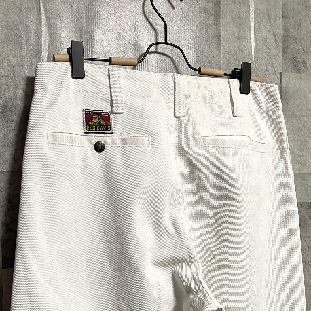 00s〜 BEN DAVIS ベンデイビス フリスコパンツ ホワイト 雰囲気抜群