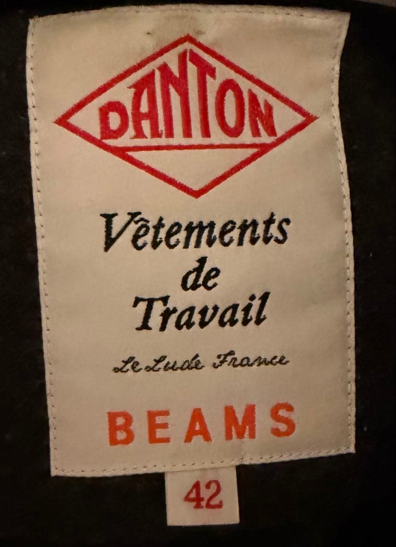 DANTON x BEAMS別注　ダントンｘbeams ダウンジャケット 42