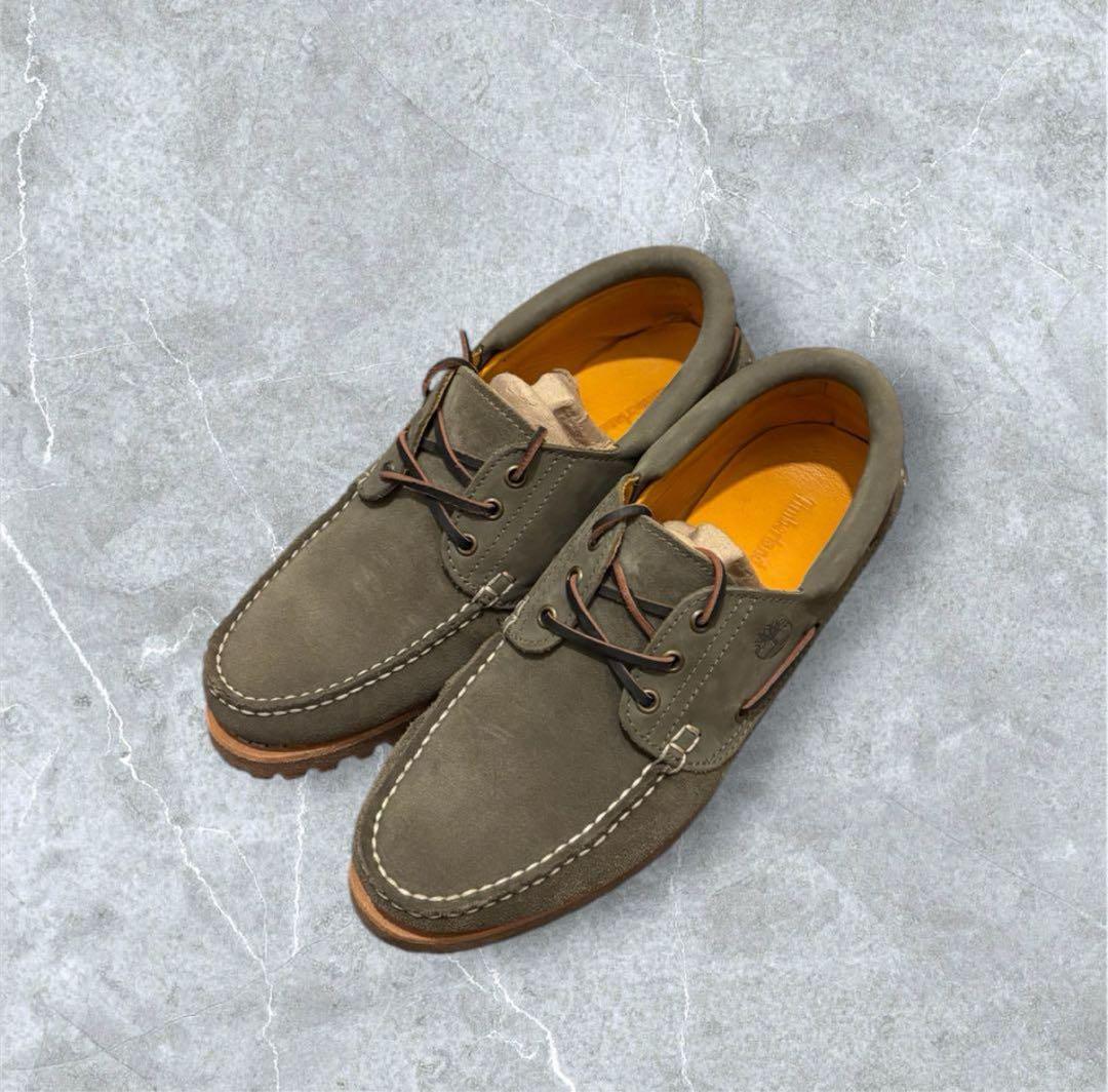 Timberland デッキシューズ カーキ