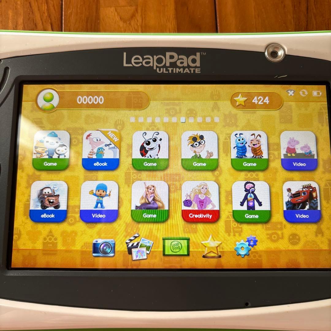 【アプリ120種・8万円分以上】LeapPad Ultimate 保護シート付
