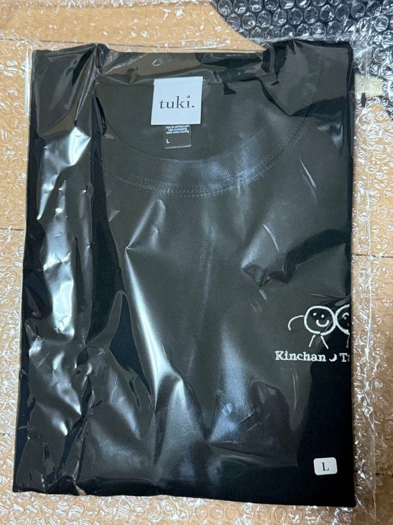 【新品】tuki.承認欲求爆発 きんちゃんたまちゃんTシャツ(Lサイズ)