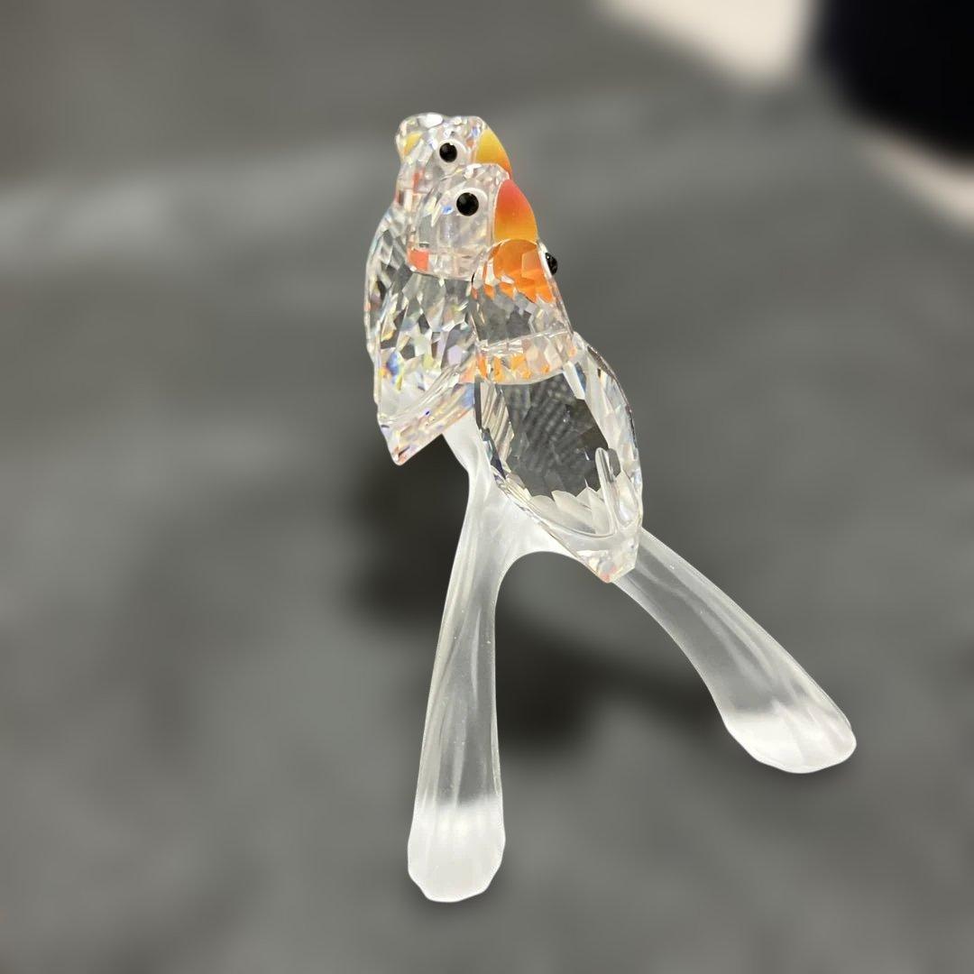 y*y様 スワロフスキー(Swarovski) クリスタル 鳥 ベビーラブバーズ