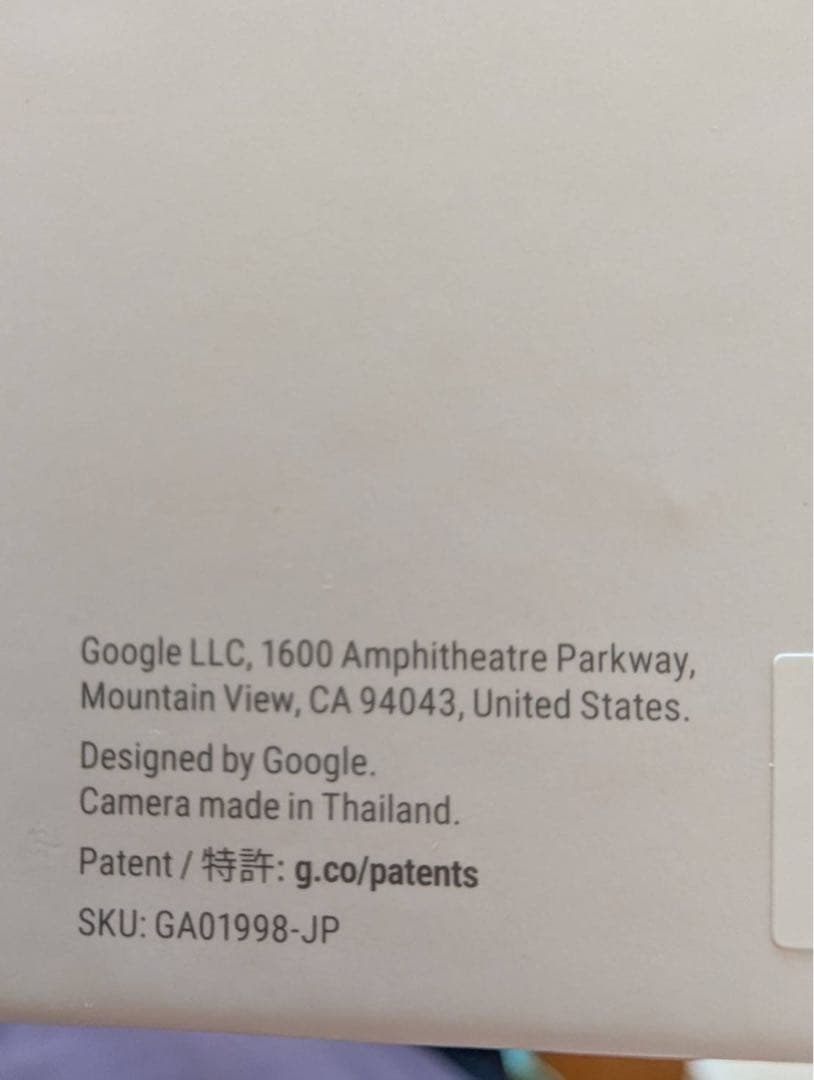 防犯カメラ Google nest cam