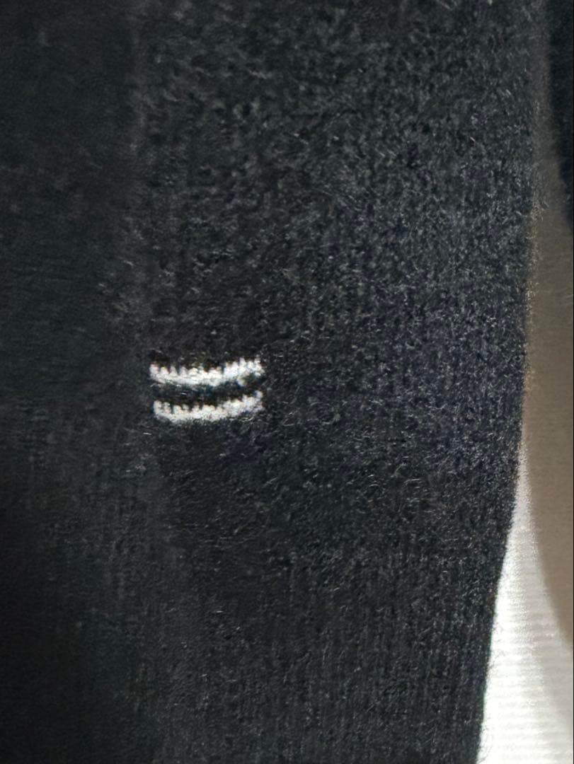 未使用PEARLY GATESカシミヤ100% クルーネックニット 黒 サイズ5