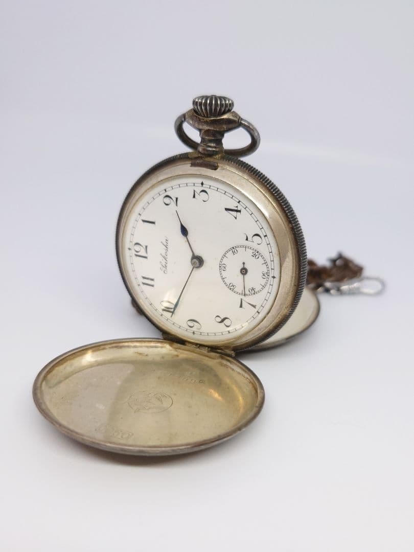 アンティーク 懐中時計 SEIKOSHA（セイコーシャ）銀製 0.900 手巻き