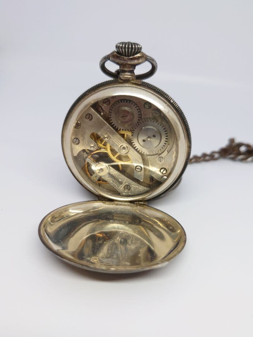 アンティーク 懐中時計 SEIKOSHA（セイコーシャ）銀製 0.900 手巻き