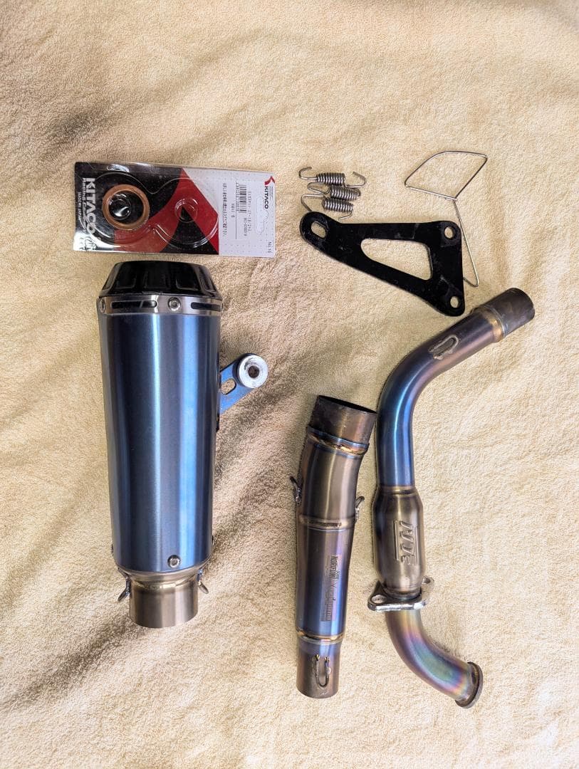 XSR155チタンマフラー・オートサロンオギヤマ×ノリフミ