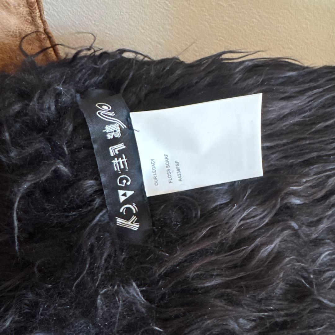 小物 OUR LEGACY / FLOSS BLACK FAKE FUR
