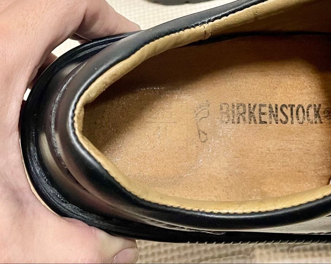BIRKENSTOCK ビルケンシュトック レザー シューズ 革靴26.5cm黒