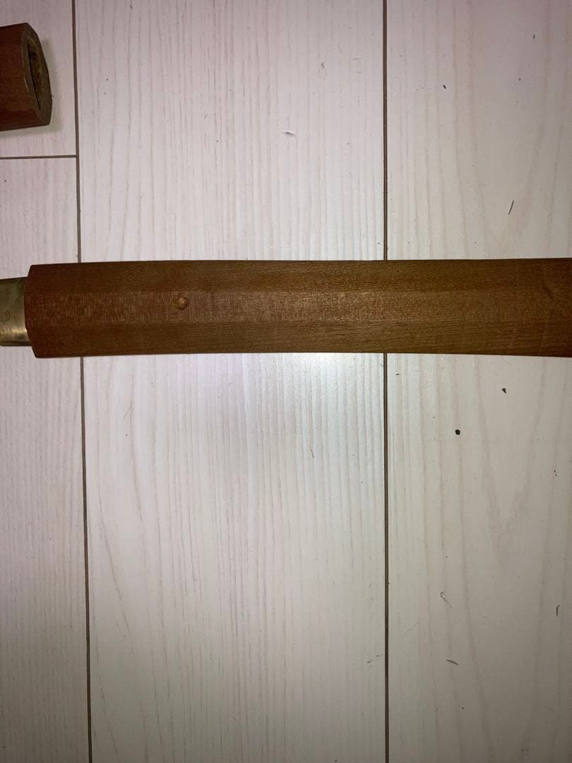 最高級模造刀 濃州関工　白鞘 太刀　樋入り刀身　居合刀 太刀　重みあり