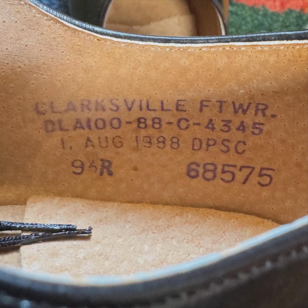 デッドストック 80年代 サービスシューズ US Navy 9.5R