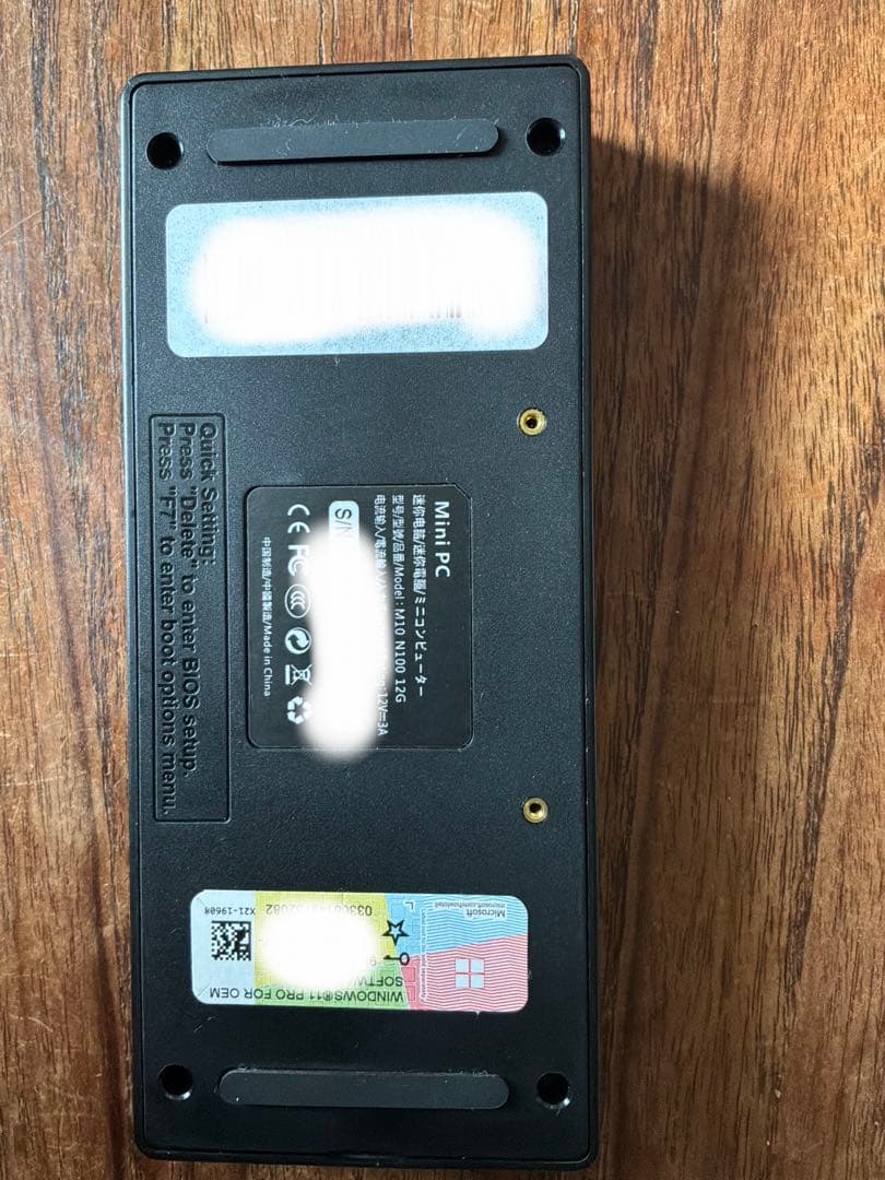 MINI PC N100 12G スティックPC