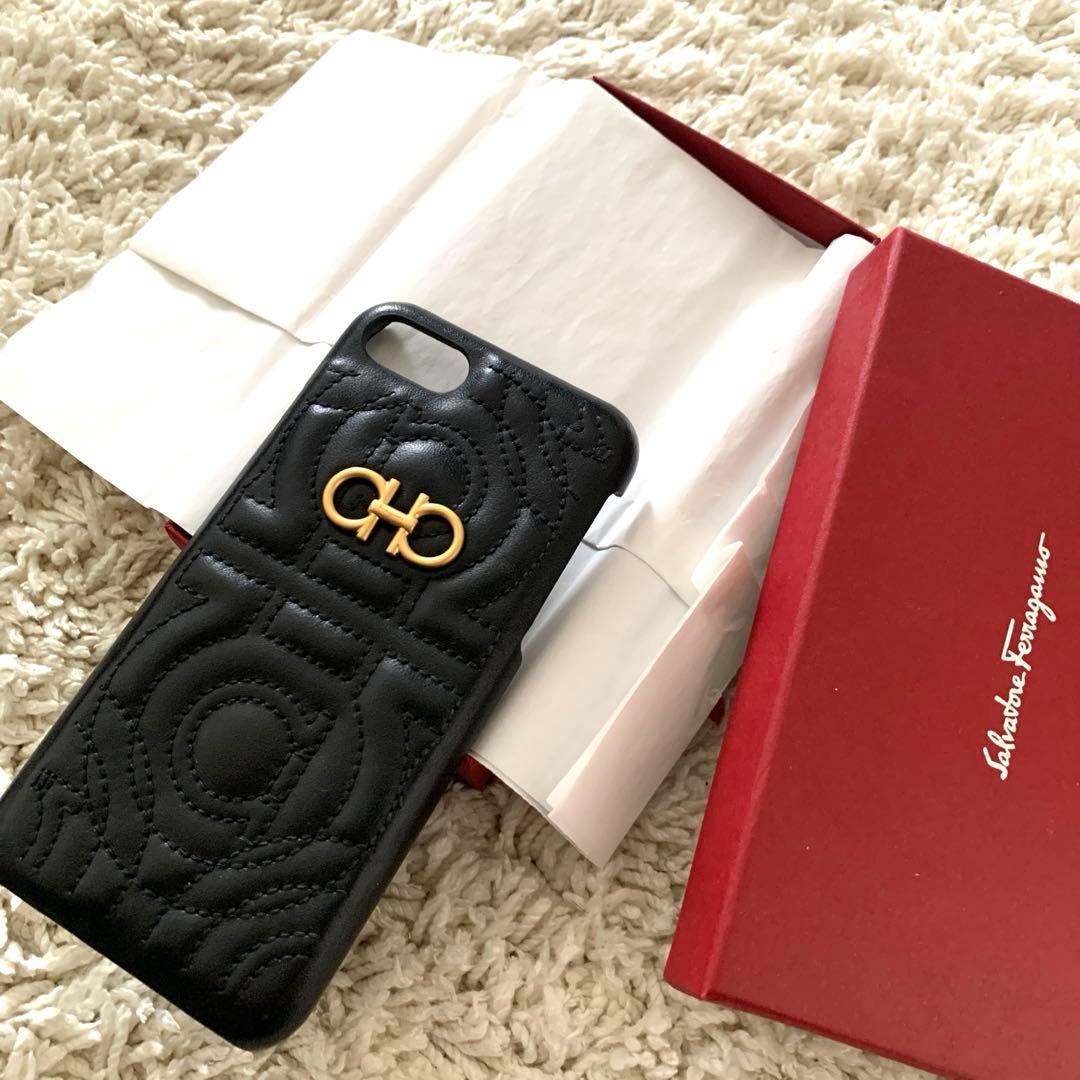 【極美品】Ferragamo iPhone SE /7/8 レザー ケース 本革
