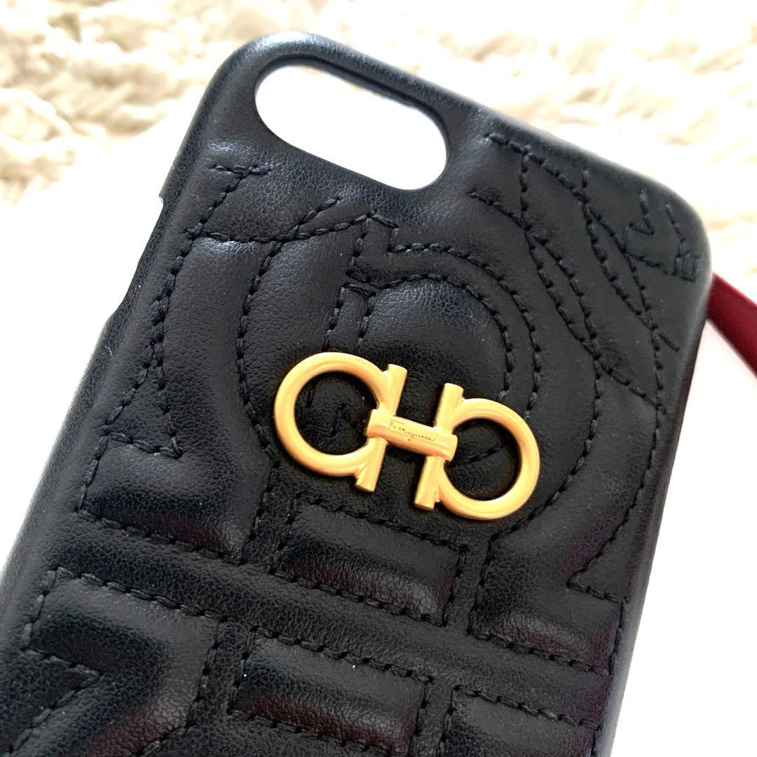 【極美品】Ferragamo iPhone SE /7/8 レザー ケース 本革