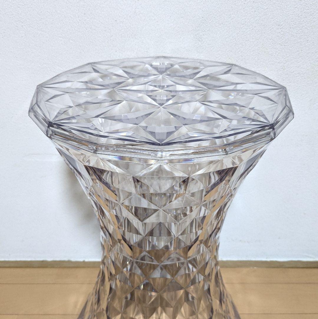 美品 Kartell STONE カルテル ストーン スツール クリスタル ③