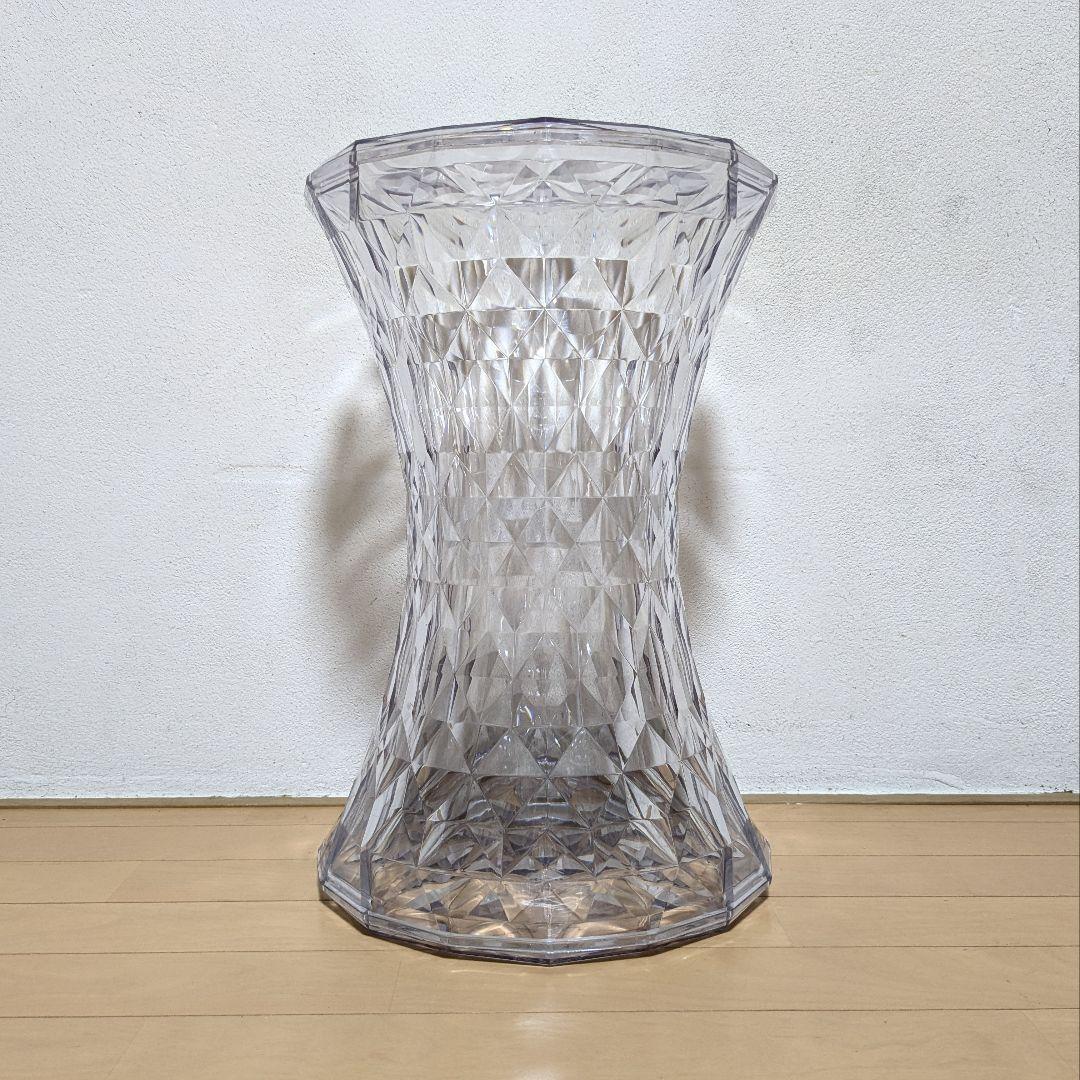 美品 Kartell STONE カルテル ストーン スツール クリスタル ③
