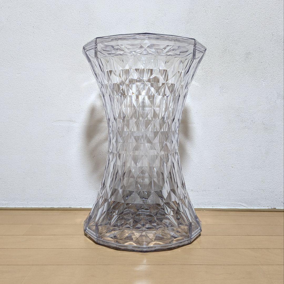美品 Kartell STONE カルテル ストーン スツール クリスタル ③
