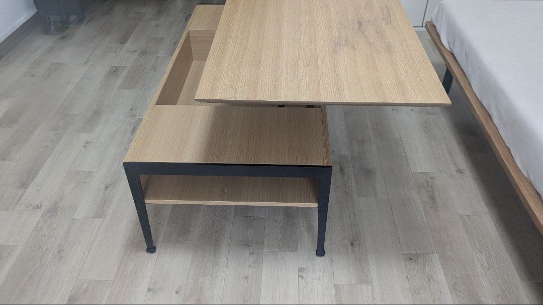 ニトリ 昇降センターテーブル ライトブラウン (TA01 LBR)