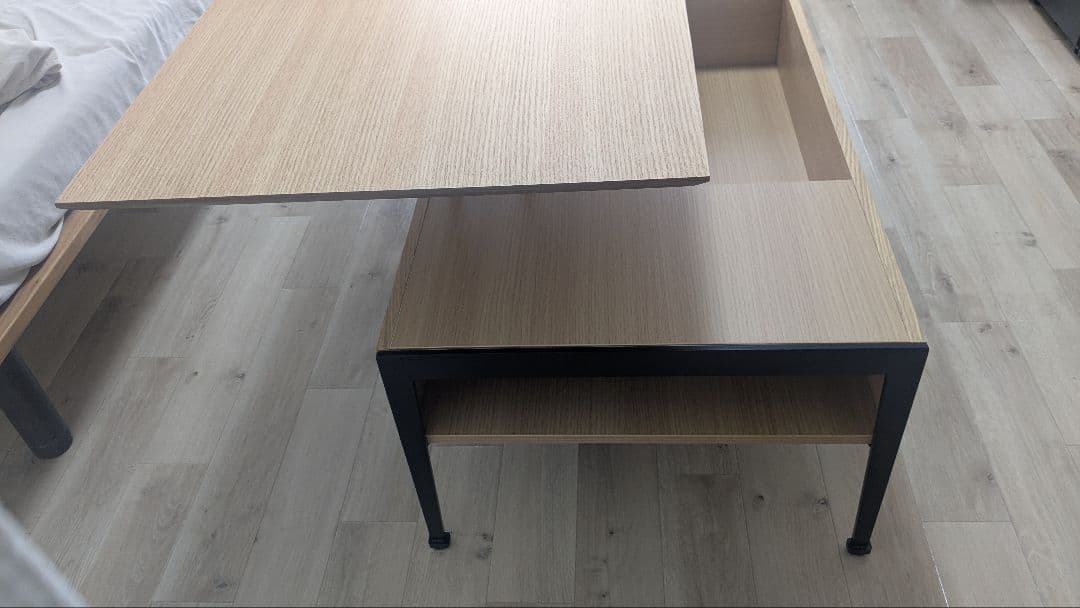 ニトリ 昇降センターテーブル ライトブラウン (TA01 LBR)