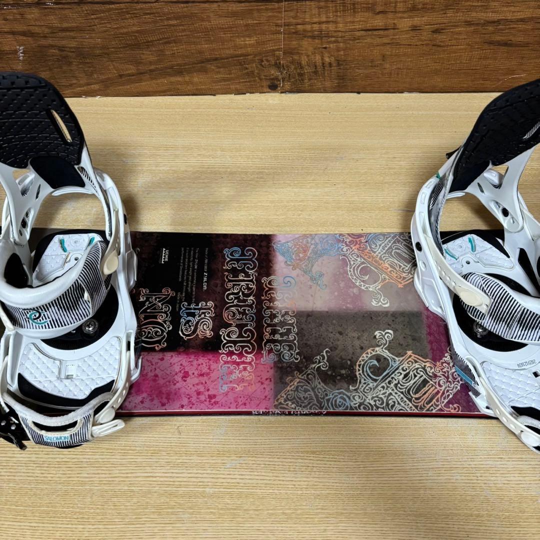 サブリナ　サロモン　レディース　スノーボード 2点セット 145cm かわいい