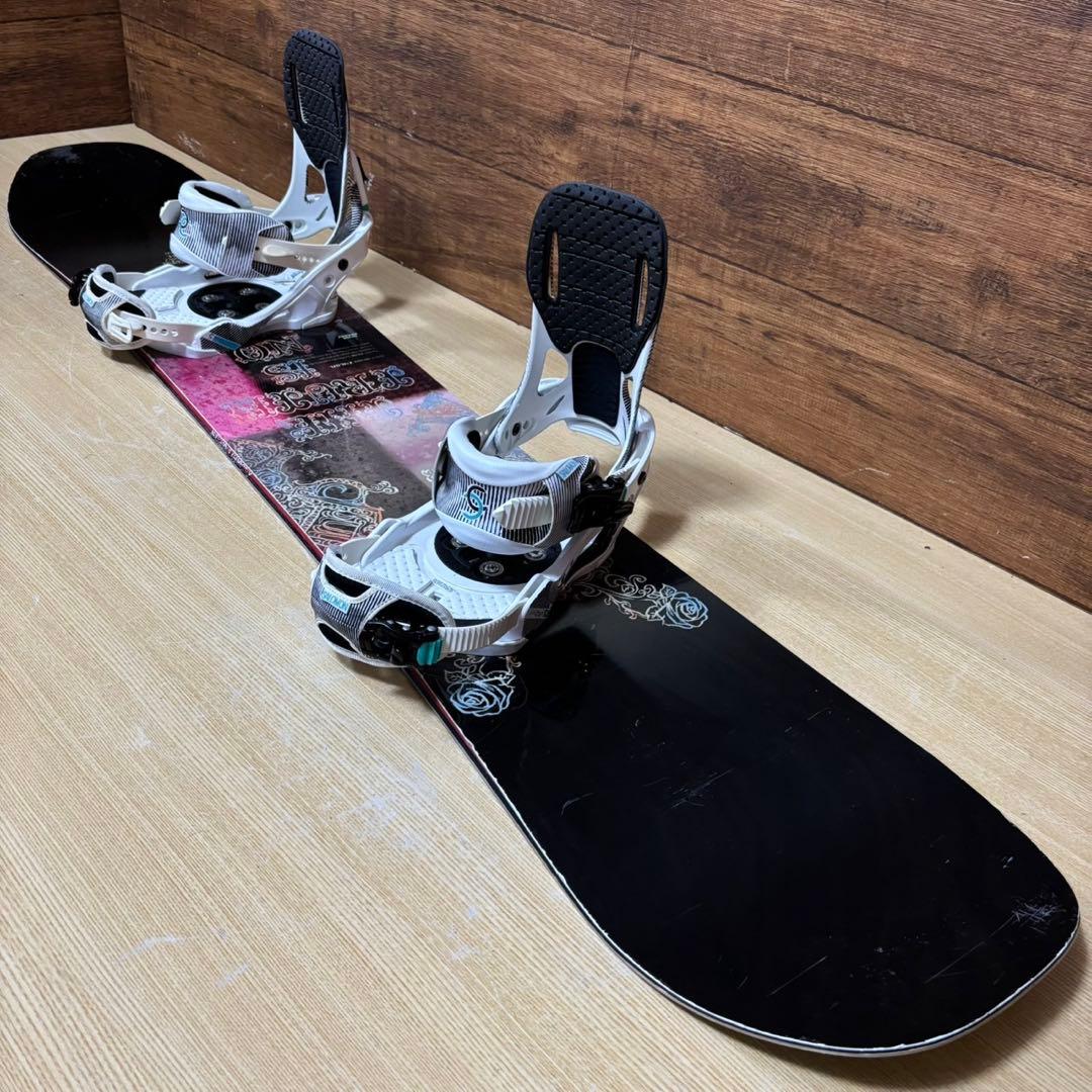 サブリナ　サロモン　レディース　スノーボード 2点セット 145cm かわいい