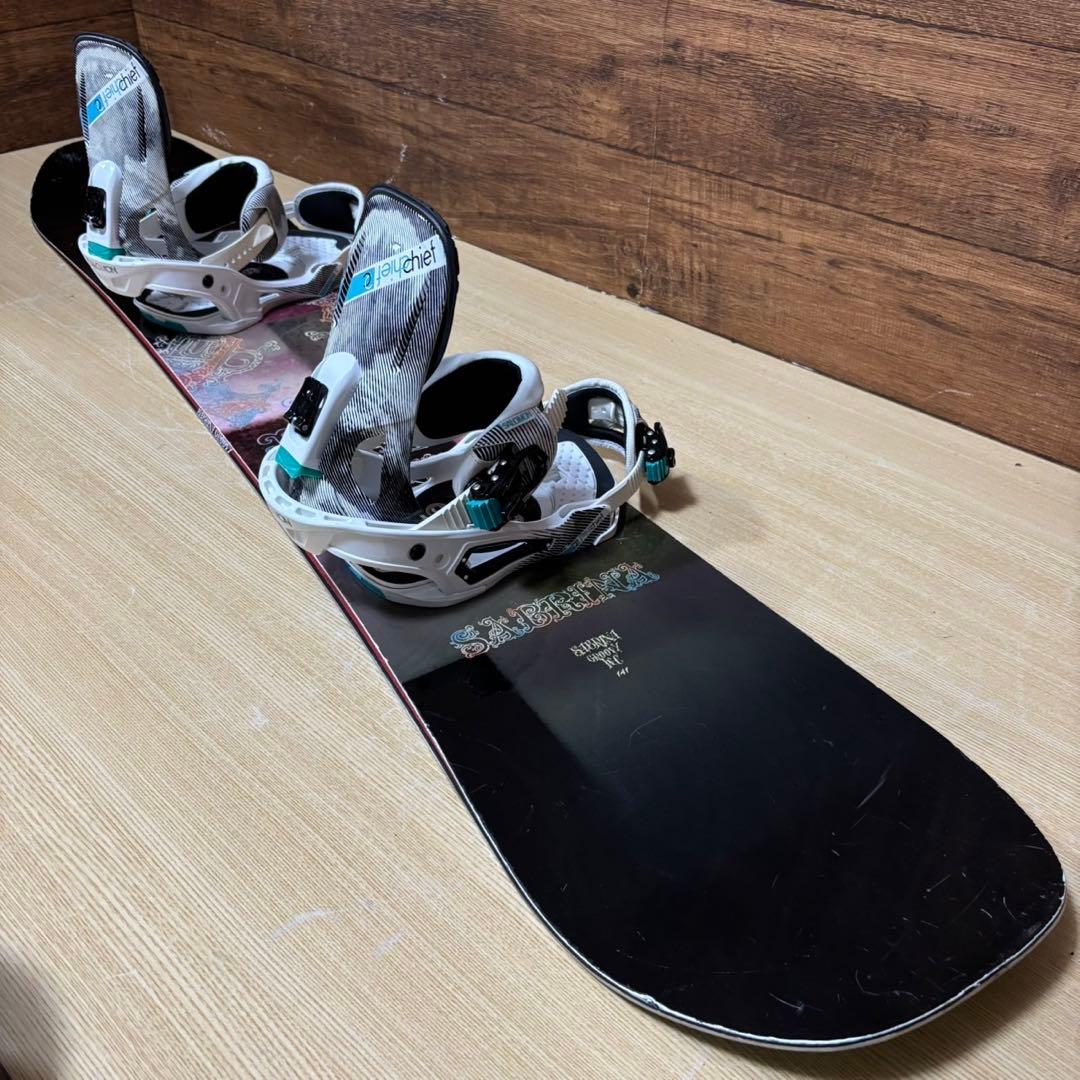 サブリナ　サロモン　レディース　スノーボード 2点セット 145cm かわいい