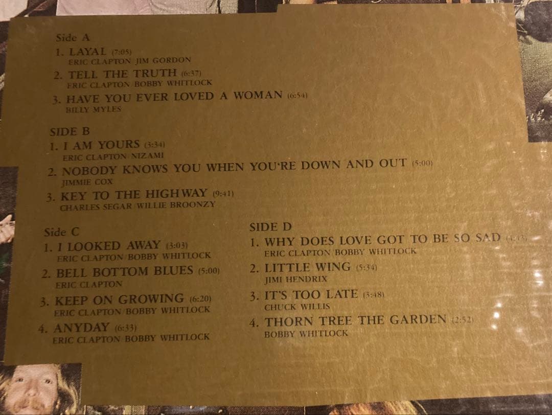 ◾極美盤◾️激レア曲順違いレイラ!!◾️DEREK AND THE DOMINOS