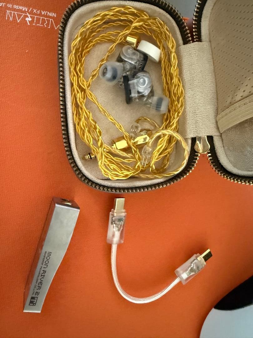 Moondrop DUSK +moon 2Ti D+4.4秋月ケーブル