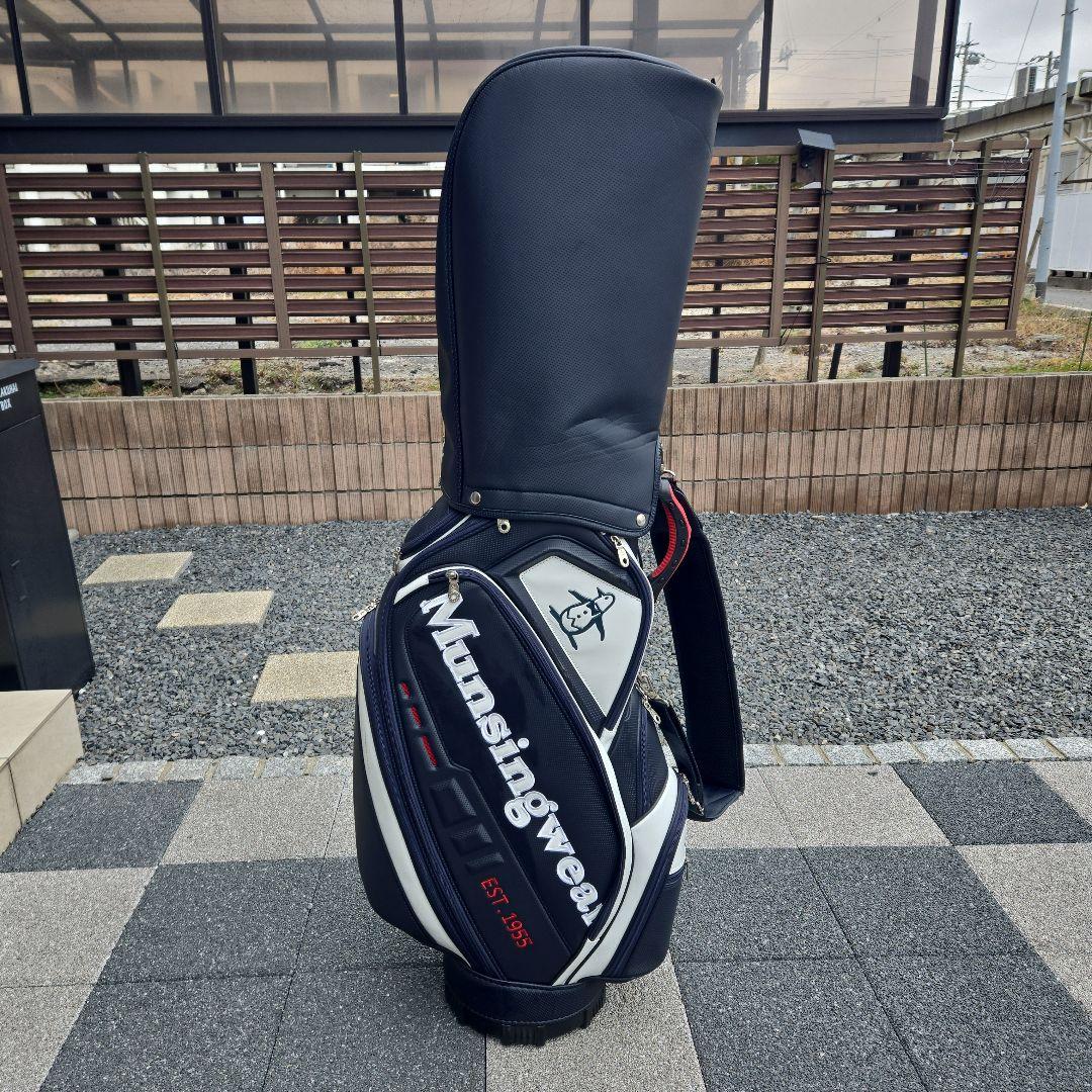 Munsingwear キャディバッグ EST 1983 ネイビー/ホワイト