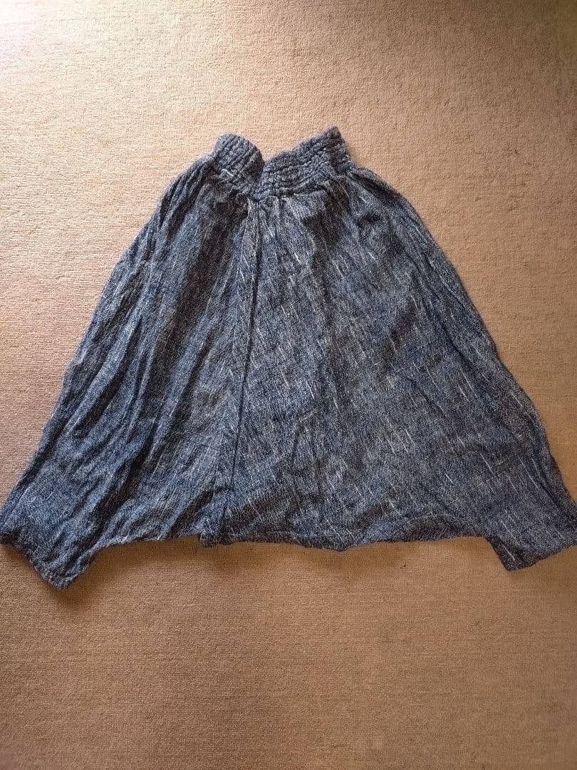 うさとの服 usato モモンガ スカート＆パンツ 藍染