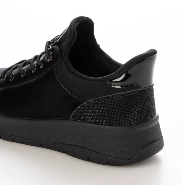 fitfit 新品25cm ◆撥水ハンズフリースニーカー651(黒)