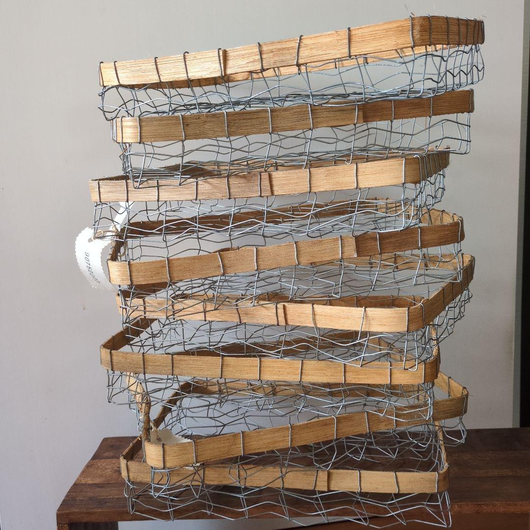 アンティーク風ワイヤーかご (9点セット)