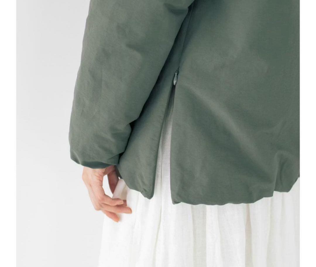 ふんわり軽くてあったかい　洗えるショート丈コート