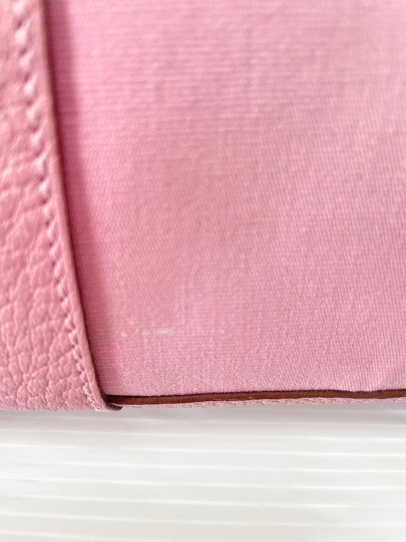 最終価格　エルメス　ガーデンパーティー　ピンク　TPM キャンパス