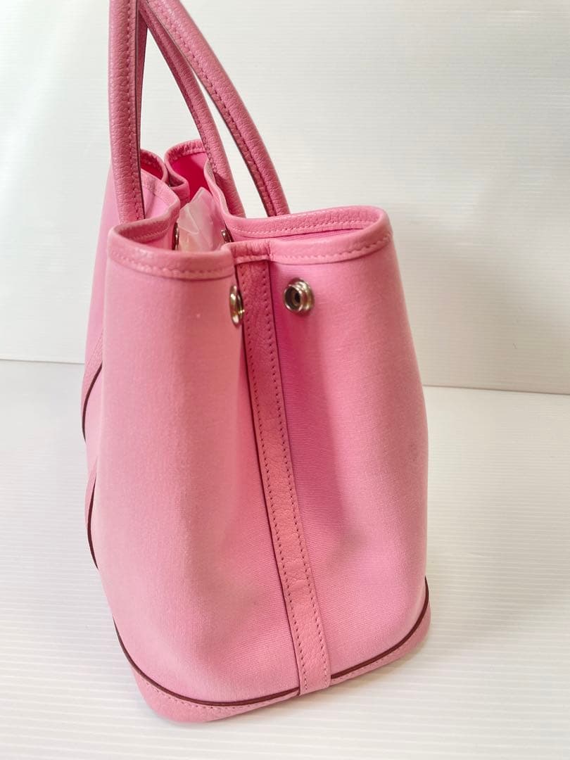 最終価格　エルメス　ガーデンパーティー　ピンク　TPM キャンパス