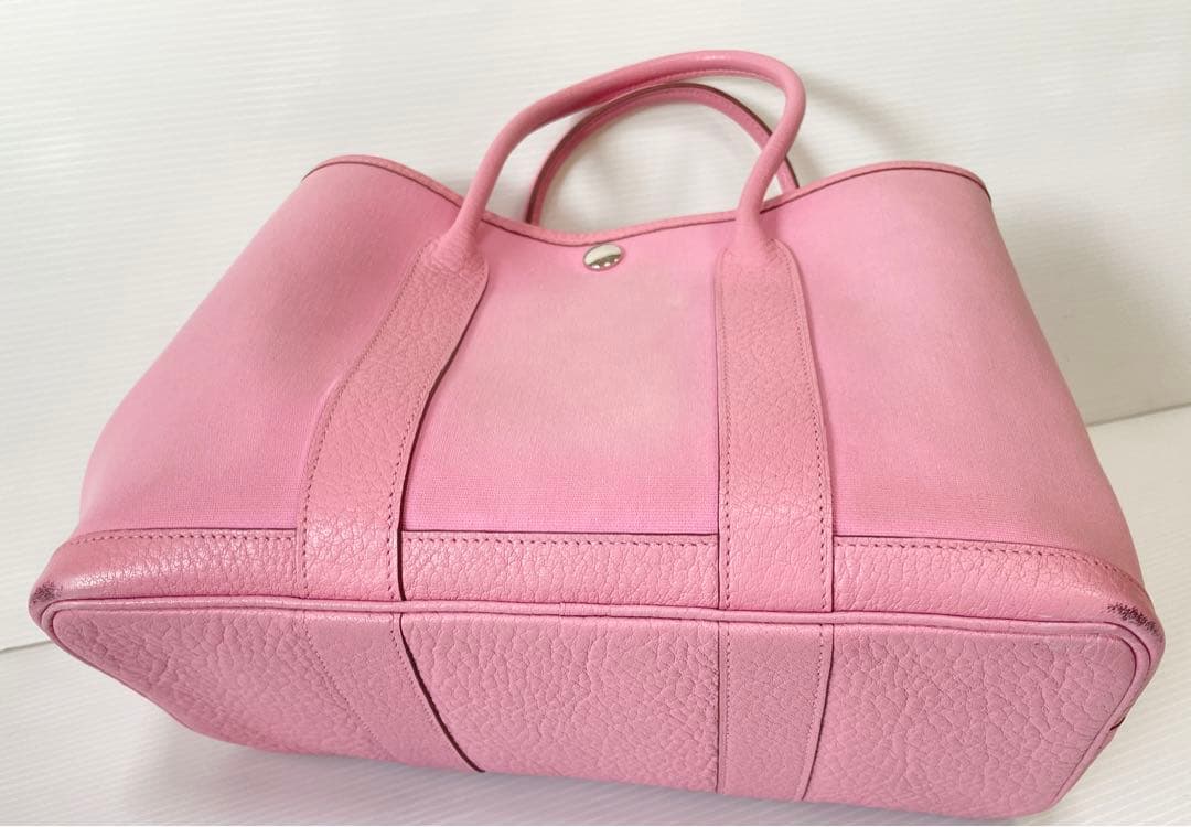最終価格　エルメス　ガーデンパーティー　ピンク　TPM キャンパス