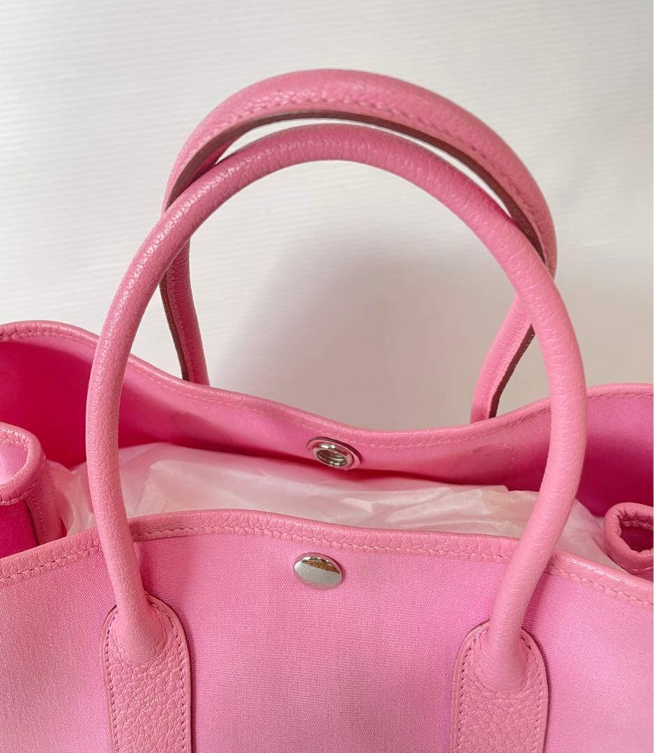 最終価格　エルメス　ガーデンパーティー　ピンク　TPM キャンパス