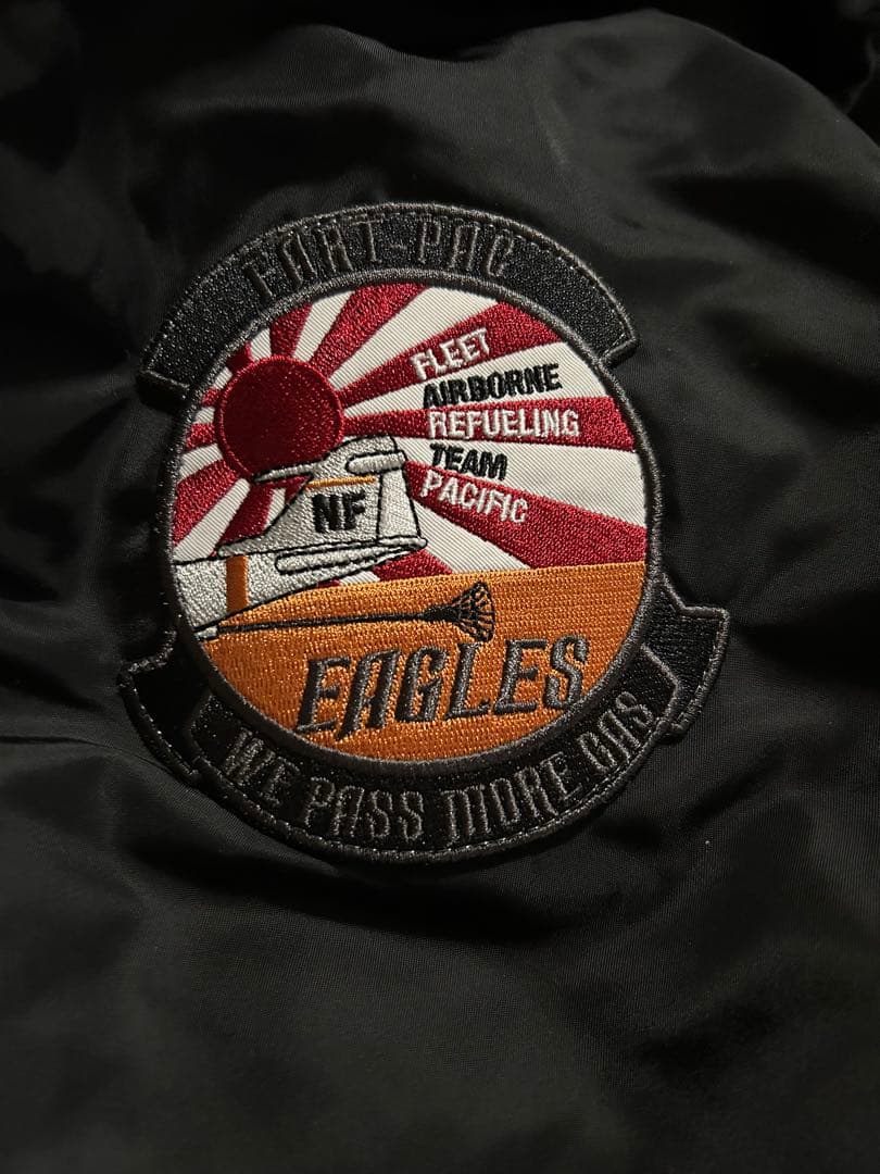 ALPHA アルファ WAIPER別注 フライトジャケット L 黒