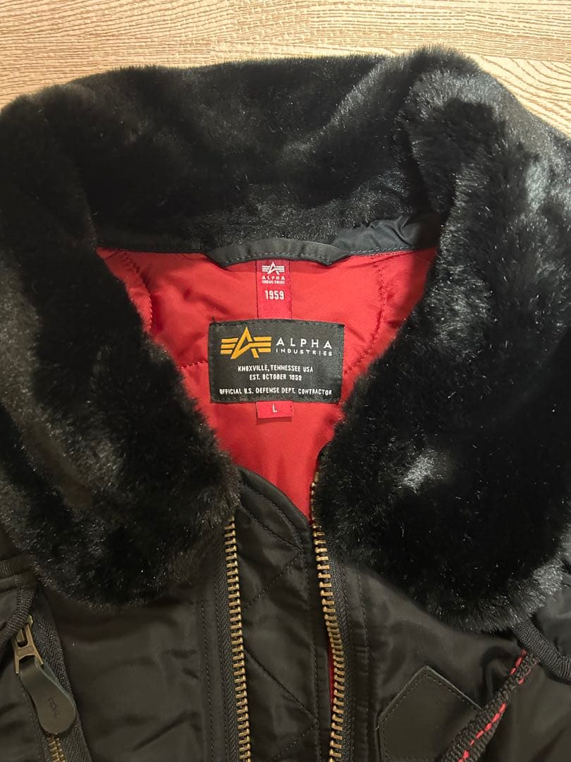 ALPHA アルファ WAIPER別注 フライトジャケット L 黒