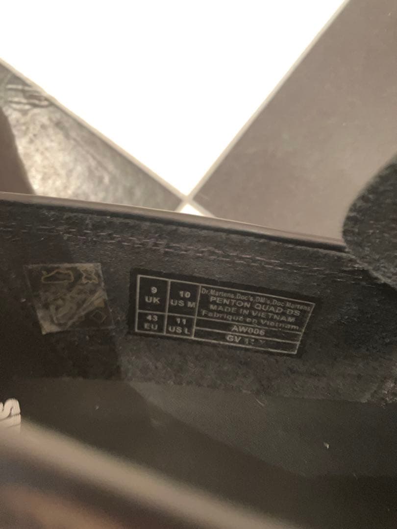 Dr. Martens 厚底ローファー ブラック