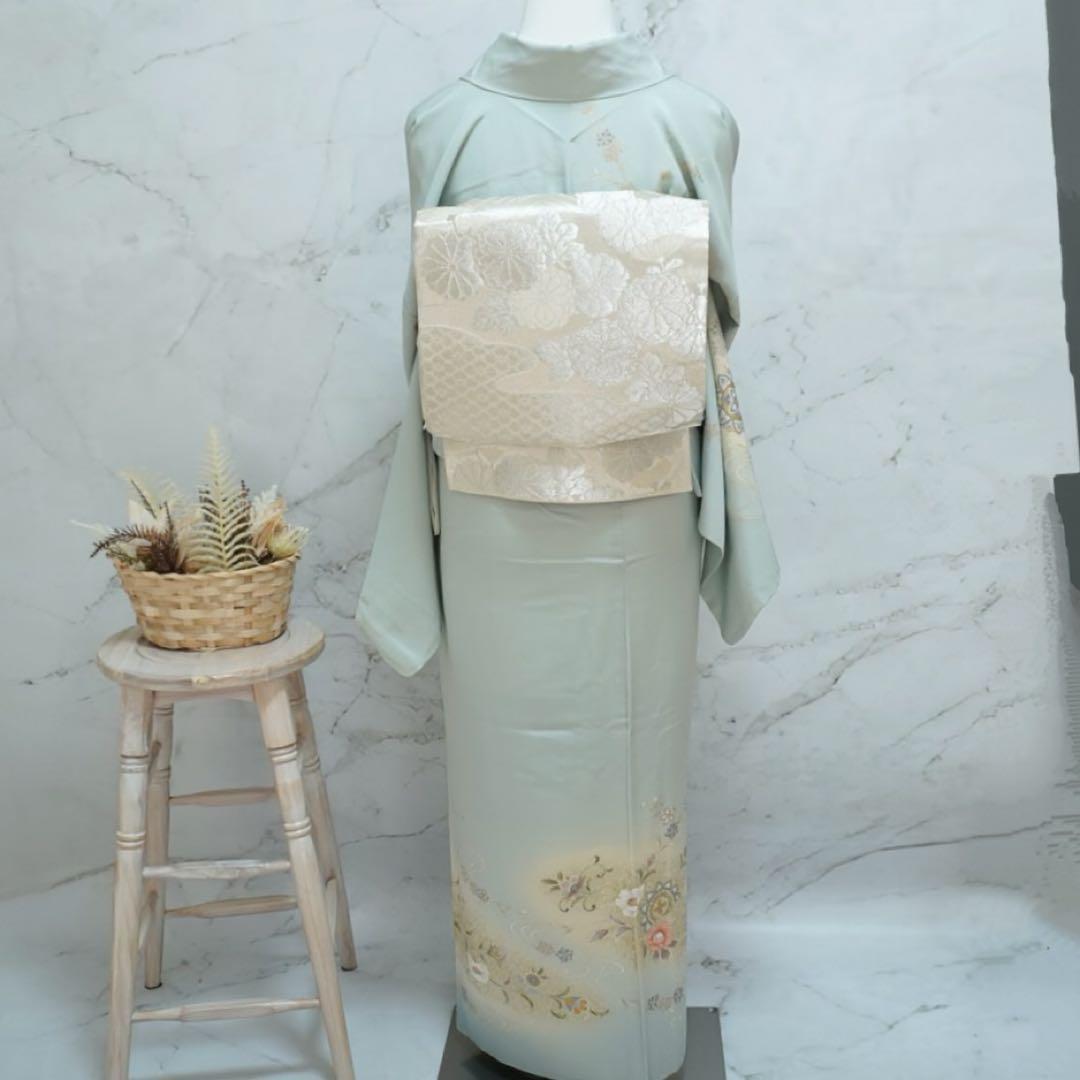 訪問着 2点セットa486七五三　入学式　お宮参り　結婚式