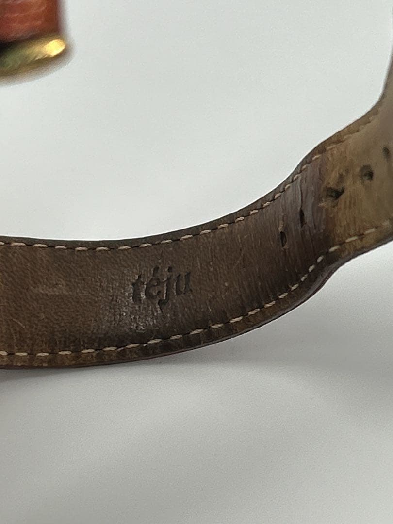 【新品電池/稼働】LANVIN レディース アナログ時計 ゴールド/ブラウン