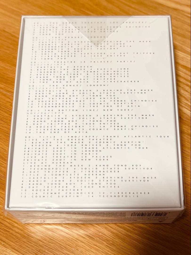 YMO 1979 TRANS ATLANTIC TOUR LIVE ピンバッジ付