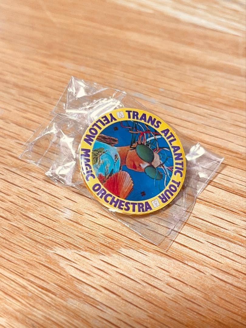 YMO 1979 TRANS ATLANTIC TOUR LIVE ピンバッジ付