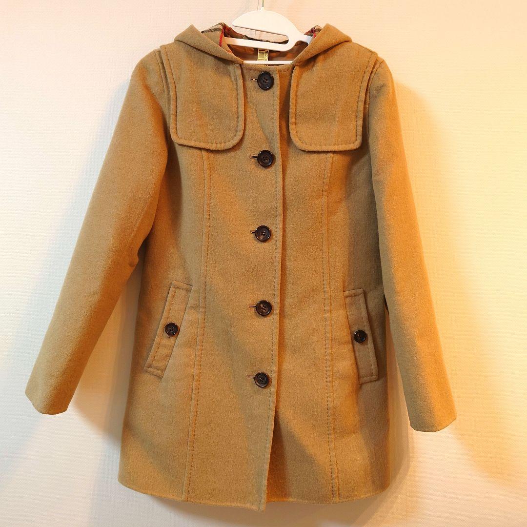 BURBERRY　ダブルフェイス フード付きコート