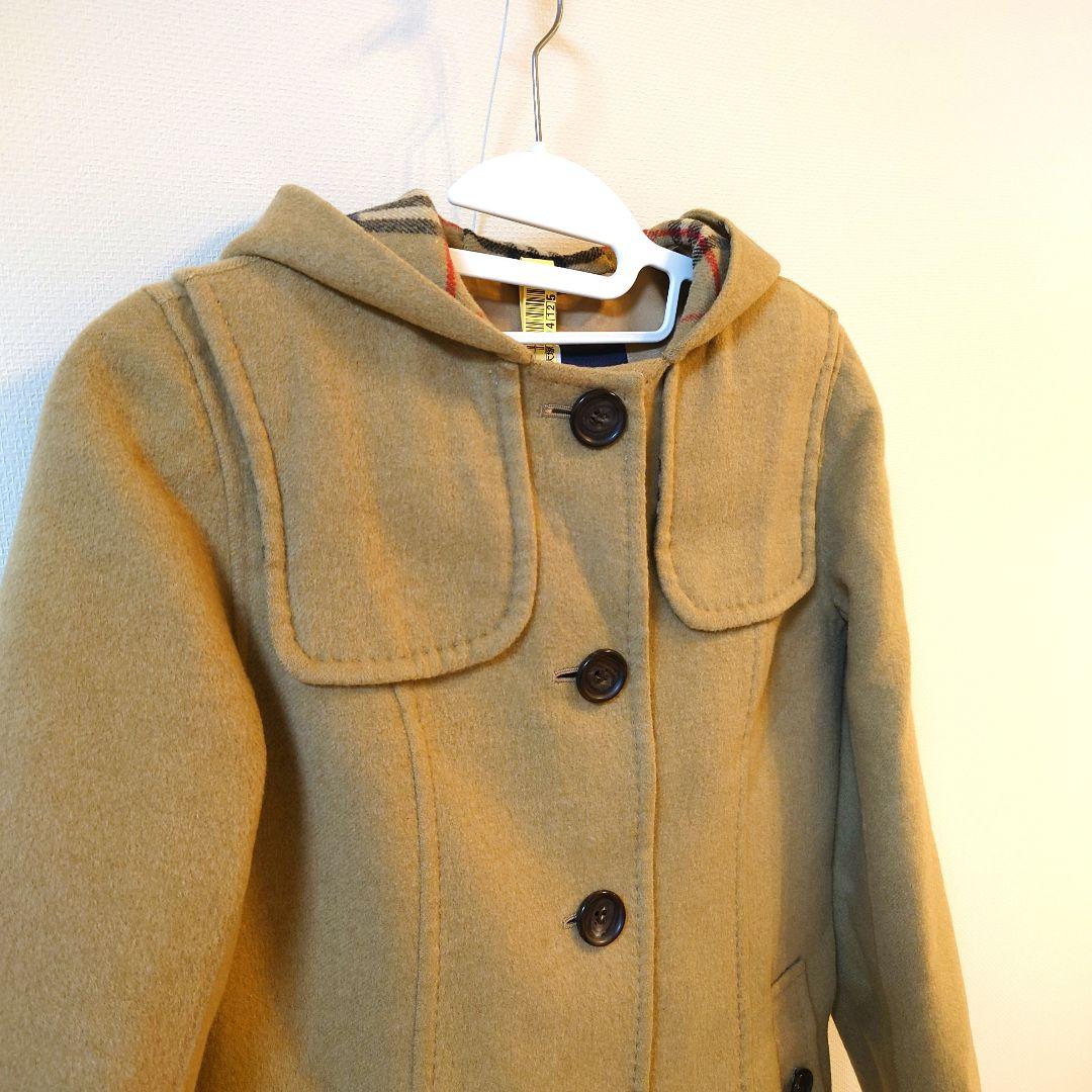 BURBERRY　ダブルフェイス フード付きコート