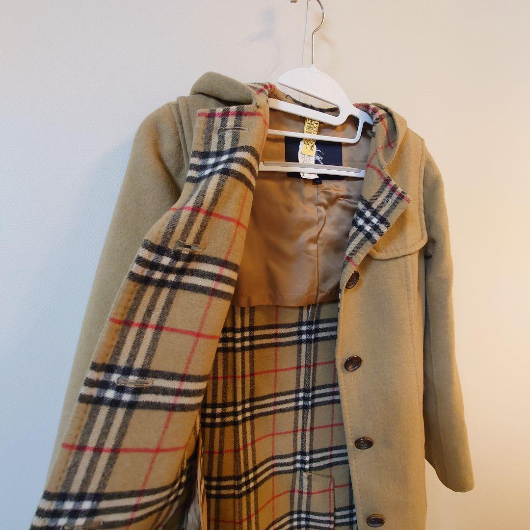 BURBERRY　ダブルフェイス フード付きコート