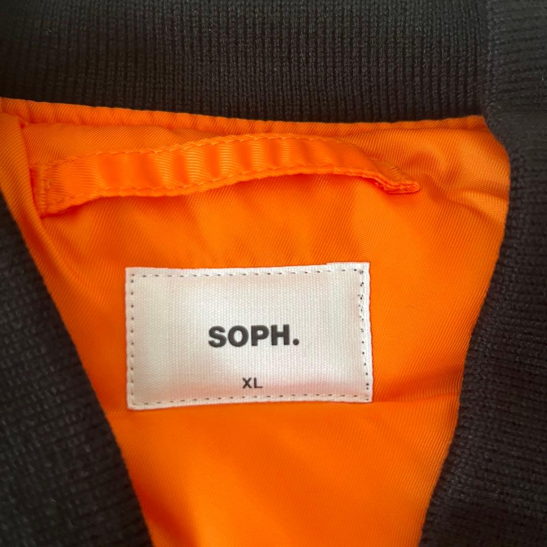 未使用XL SOPH×ALPHA WILD BUNCH GRAFFITI MA1